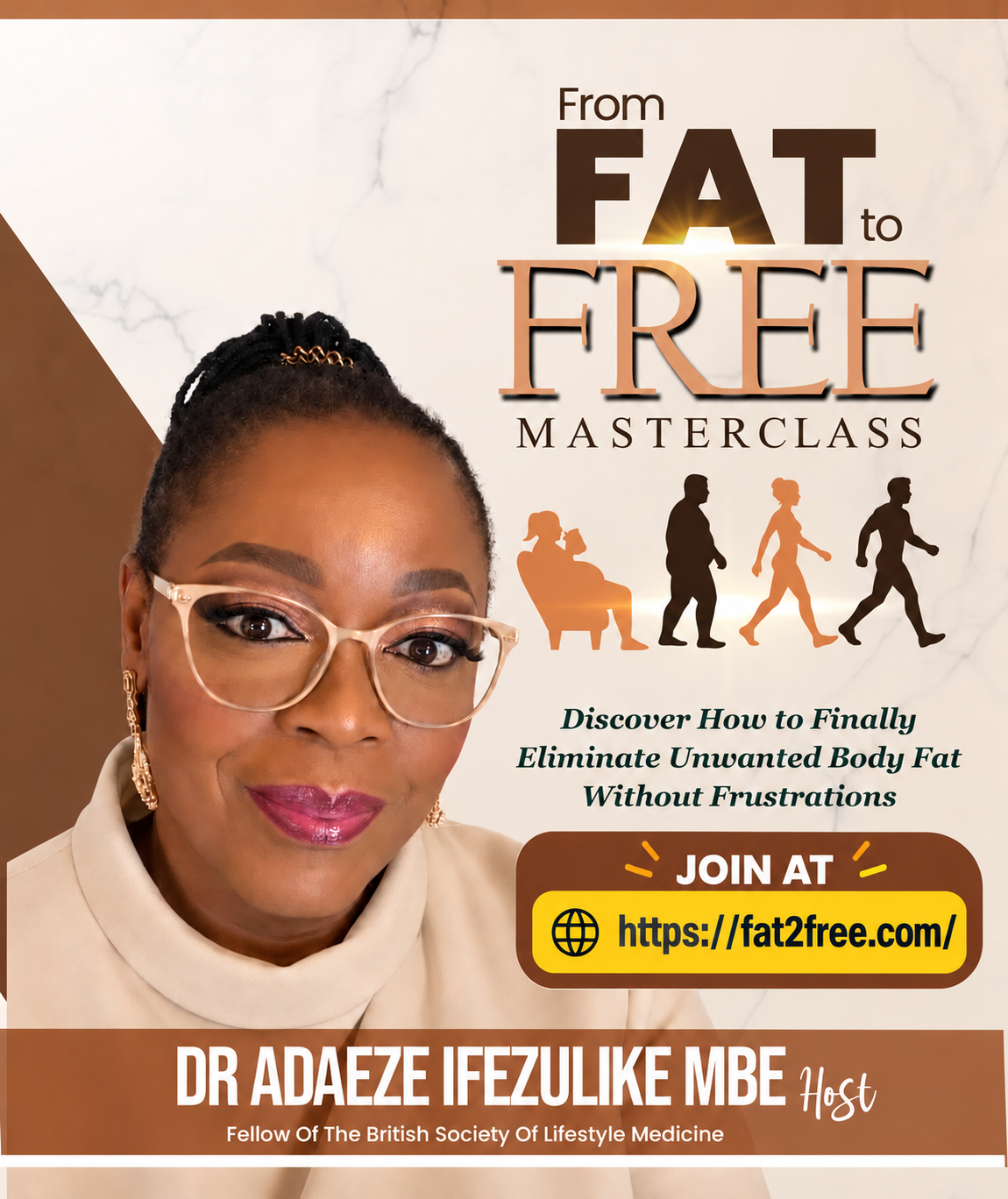 From Fat to Free 3-day masterclass with Dr. Adaeze Ifezulike MBE